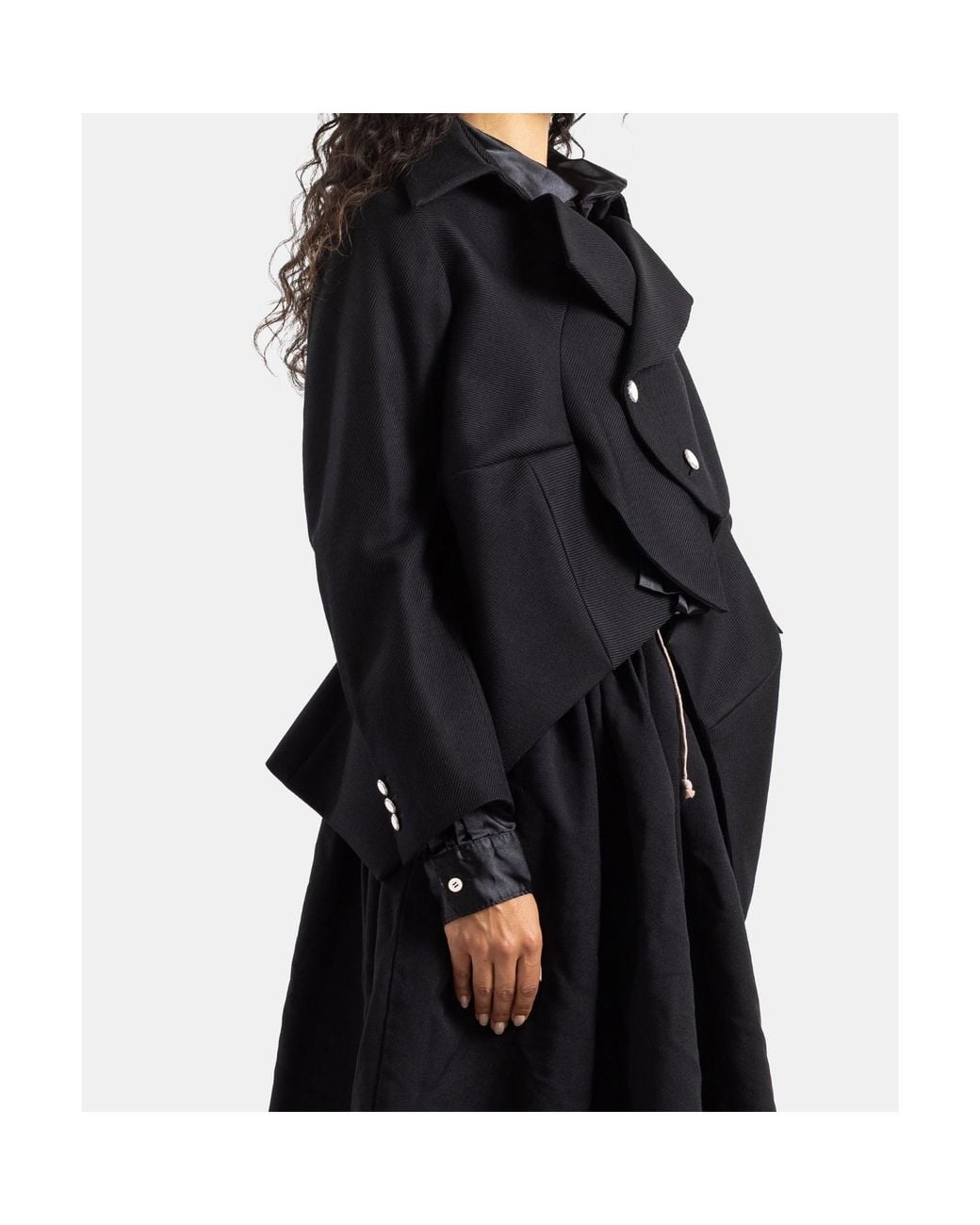 Comme des Garçons Black Asymmetrically Paneled Jacket