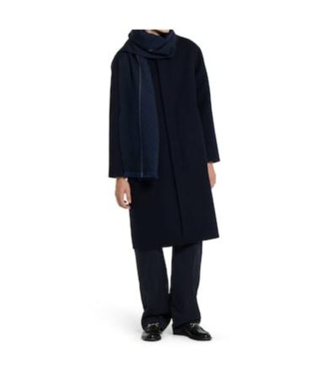 Gucci Blue Gg Wool Jacquard Scarf for men