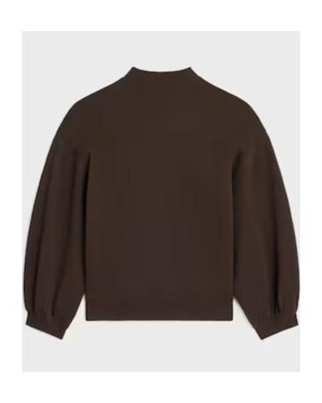 Céline Brown Loose Sweatshirt