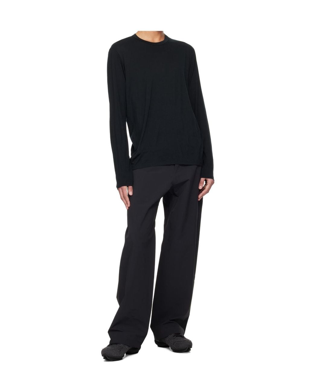 Veilance Black Frame Long-Sleeve T-Shirt for men