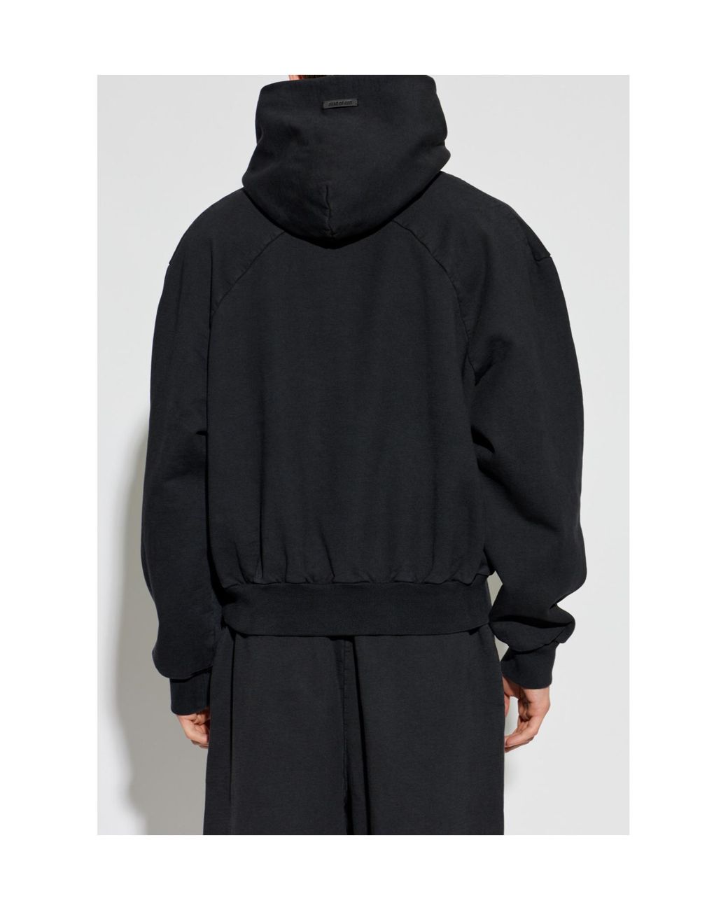 Fear Of God Blue Sunfaded Classic Half Raglan Hoodie for men