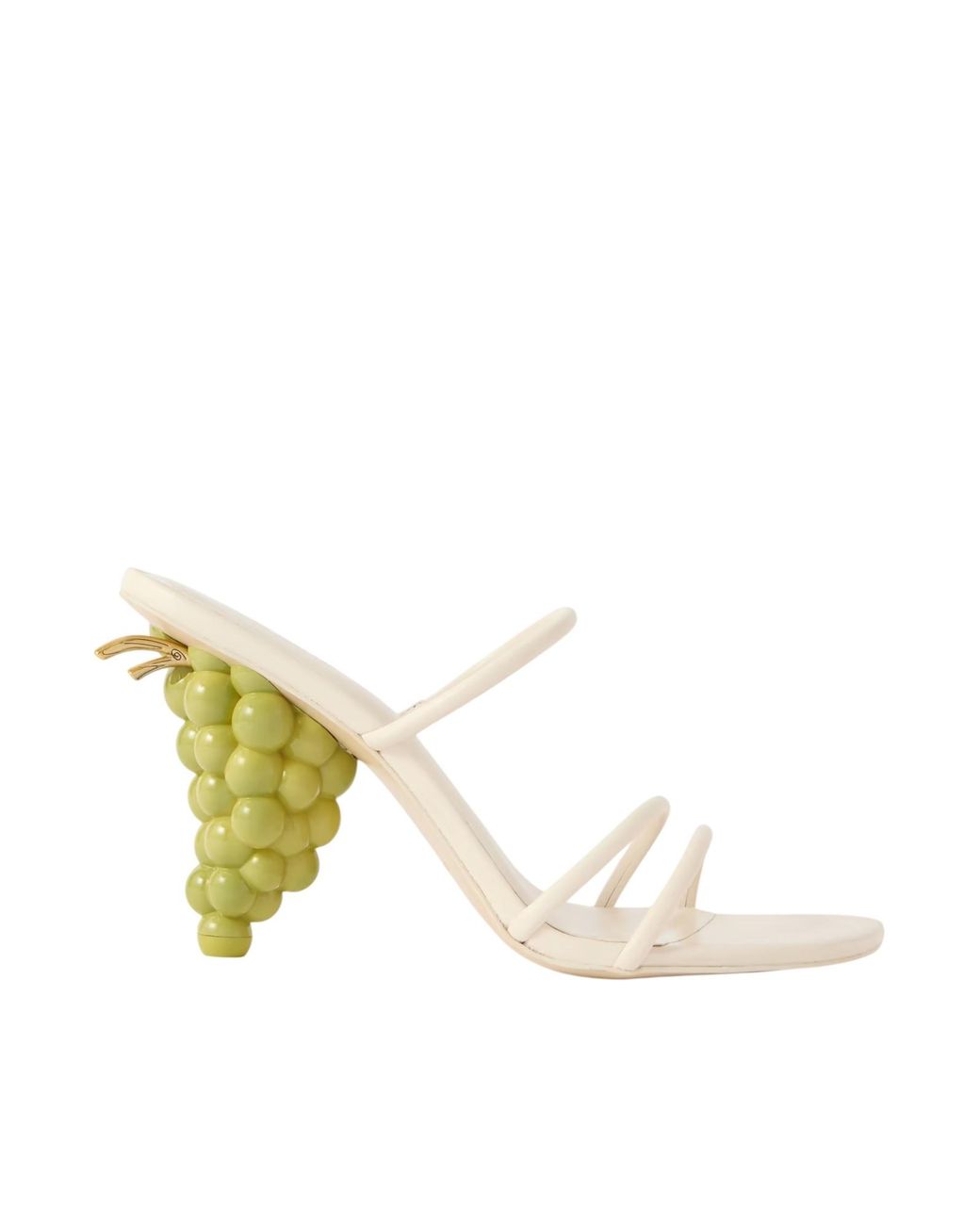Cult Gaia Natural Grape Leather Sandals