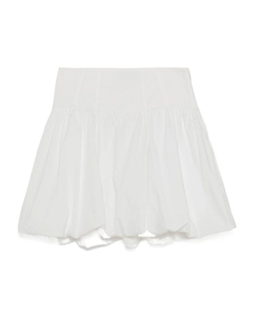Jonathan Simkhai White Pippa Cotton Mini Skirt