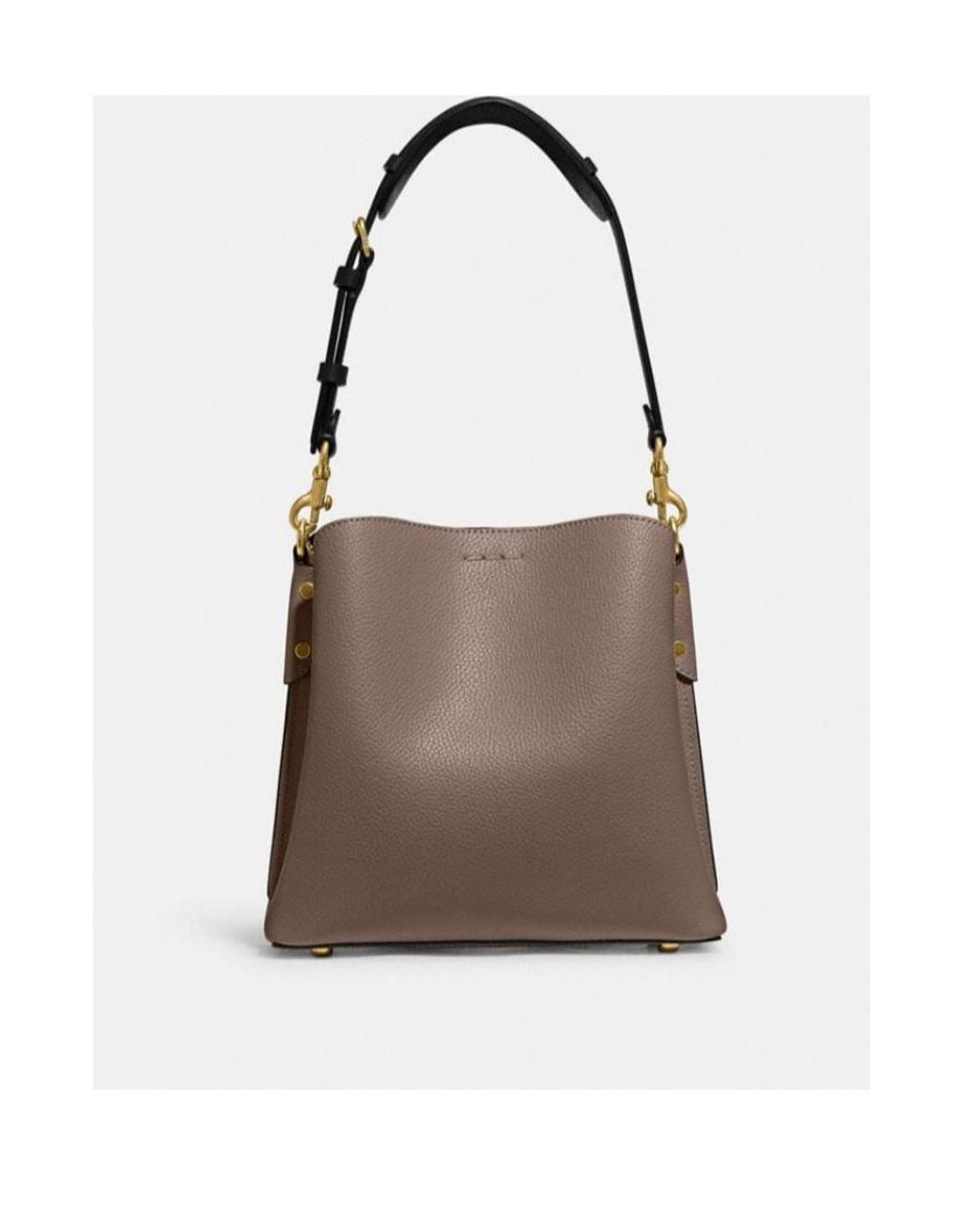 COACH Brown Willow Bucket Bag