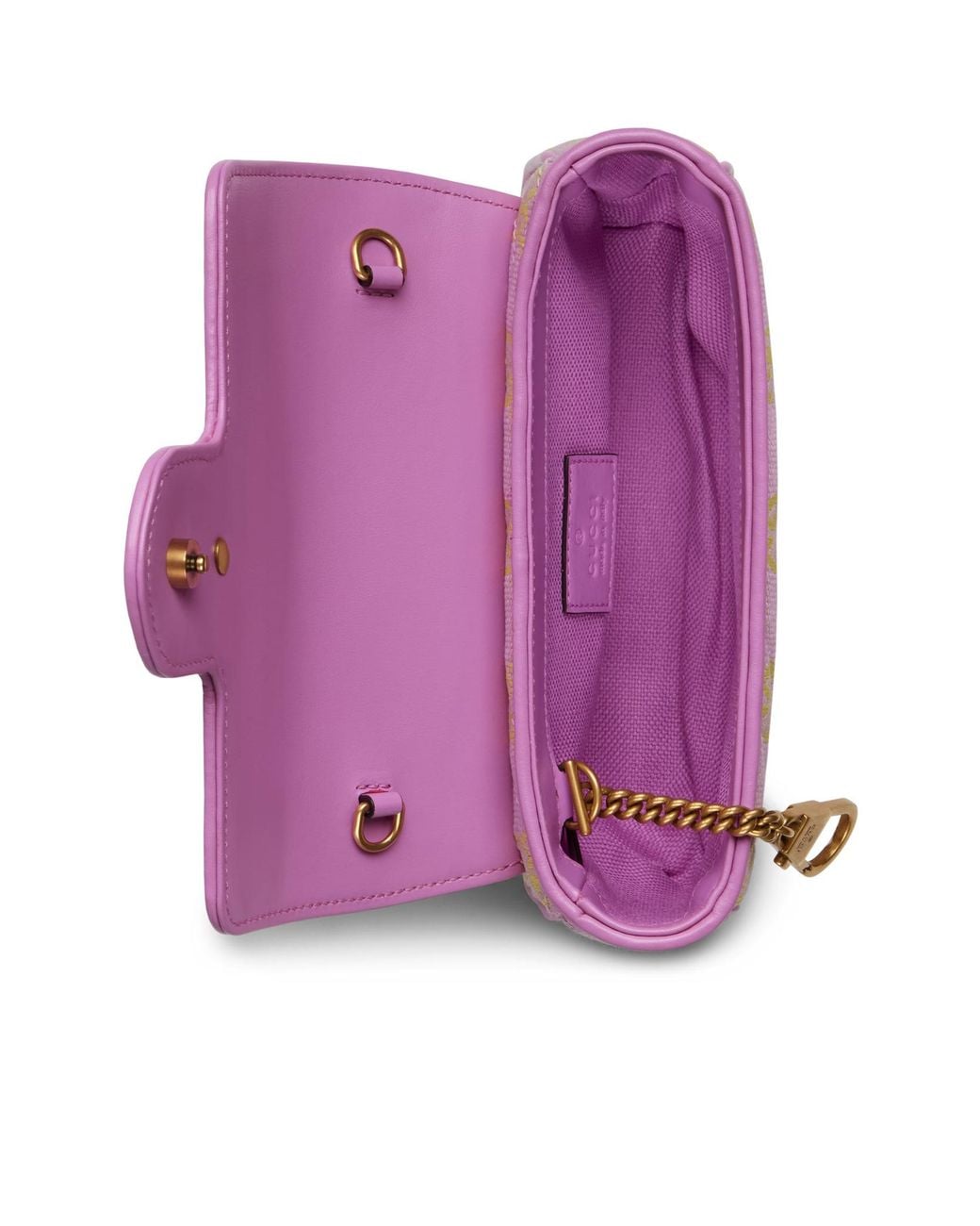 Gucci Pink Gg Crossbody Mini Bag