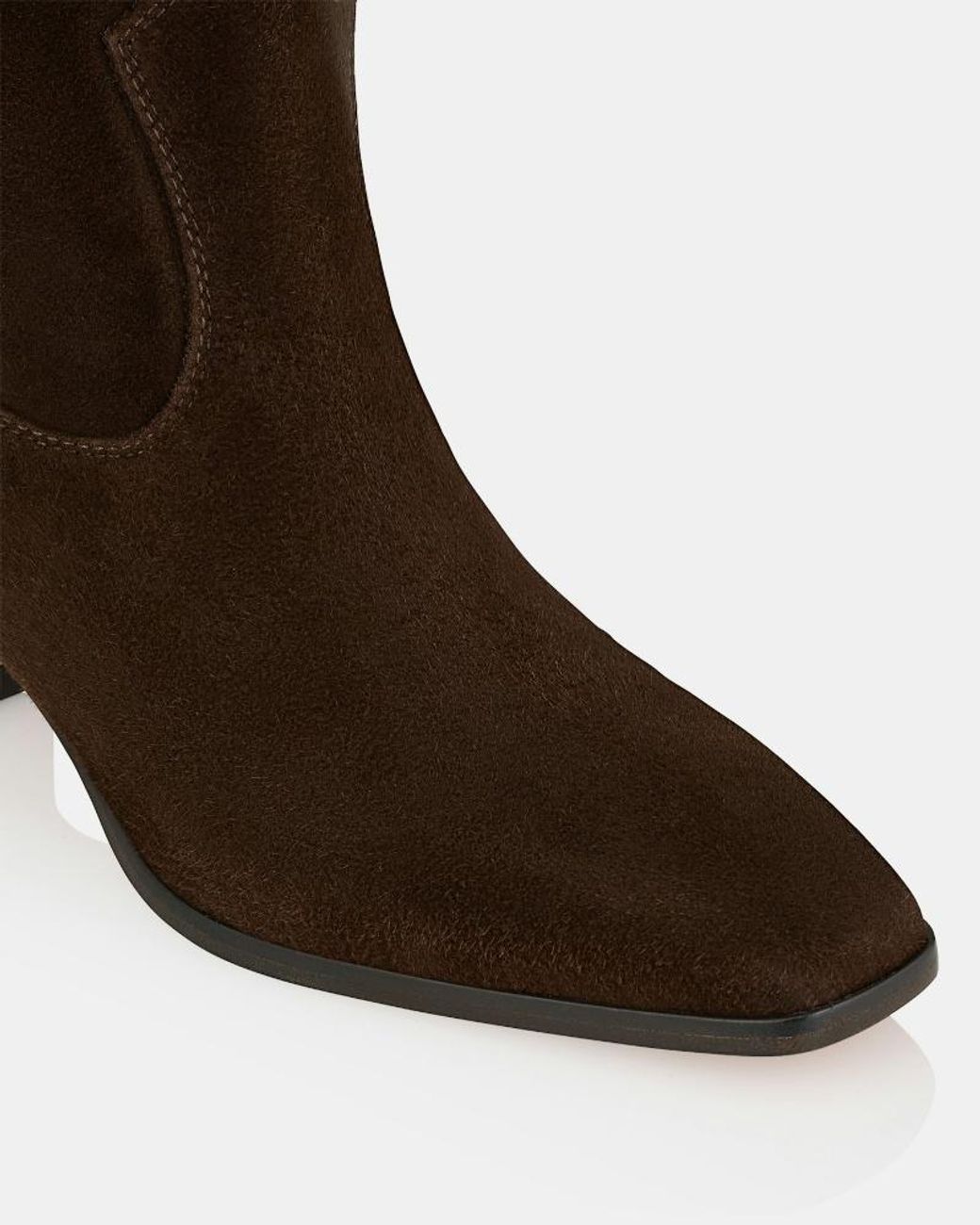Aquazzura Brown 50Mm Nomad Suede Over-The-Knee Boots