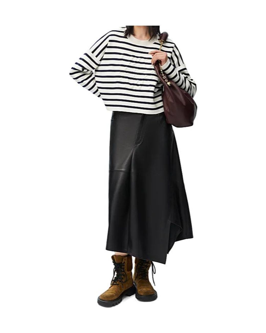 Loewe Black Asymmetric Skirt