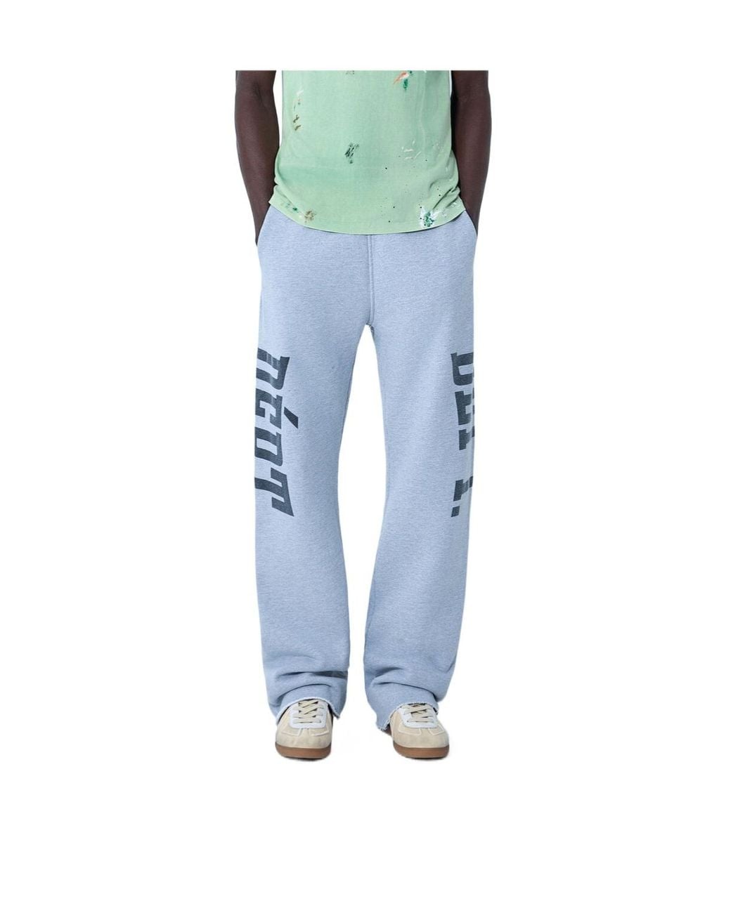 GALLERY DEPT. Blue Logo Motif Track Pants for men