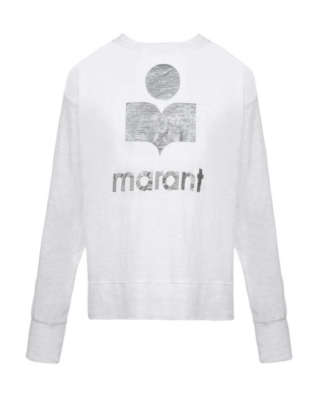 Isabel Marant White Long-Sleeve T-Shirt
