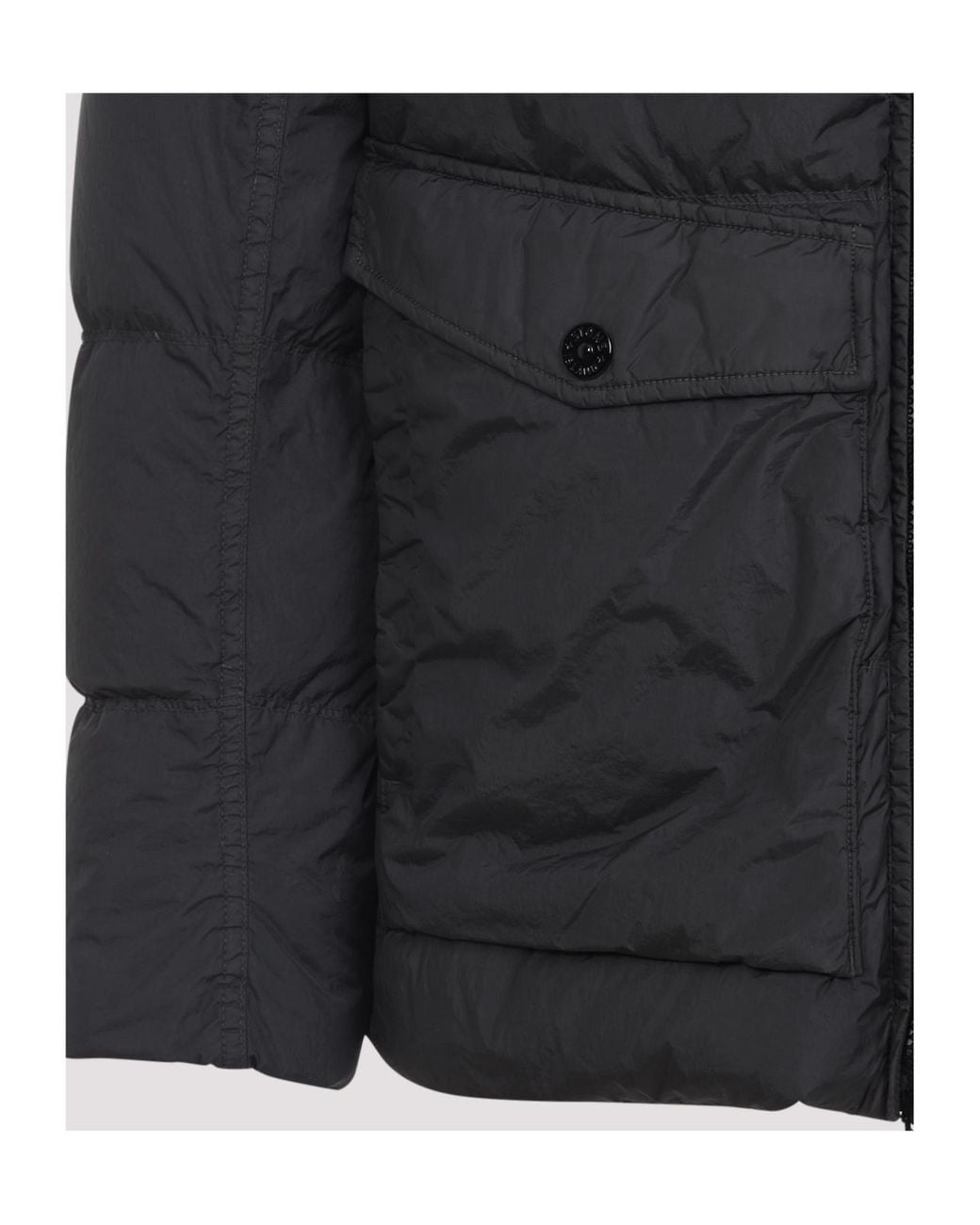 Stone Island Black Winter Jackets for men
