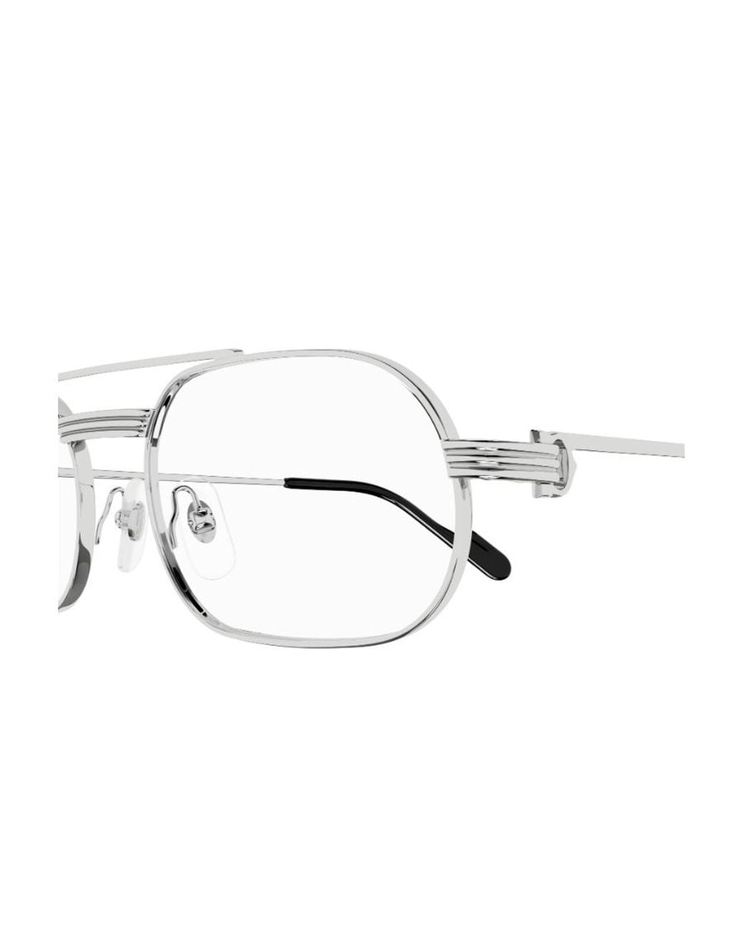 Cartier Multicolor Oval Frame Glasses for men