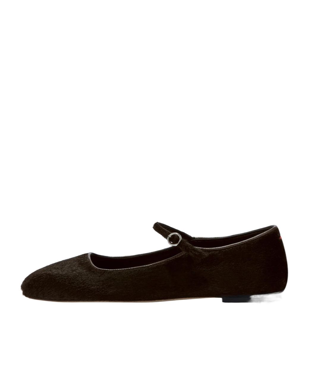 Aeyde Black A Pony Hair Flats