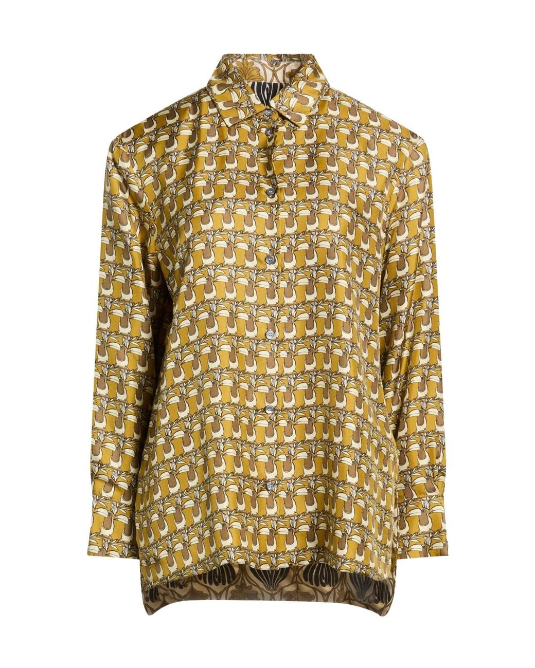 Max Mara Metallic Multi-Color Long Shirt