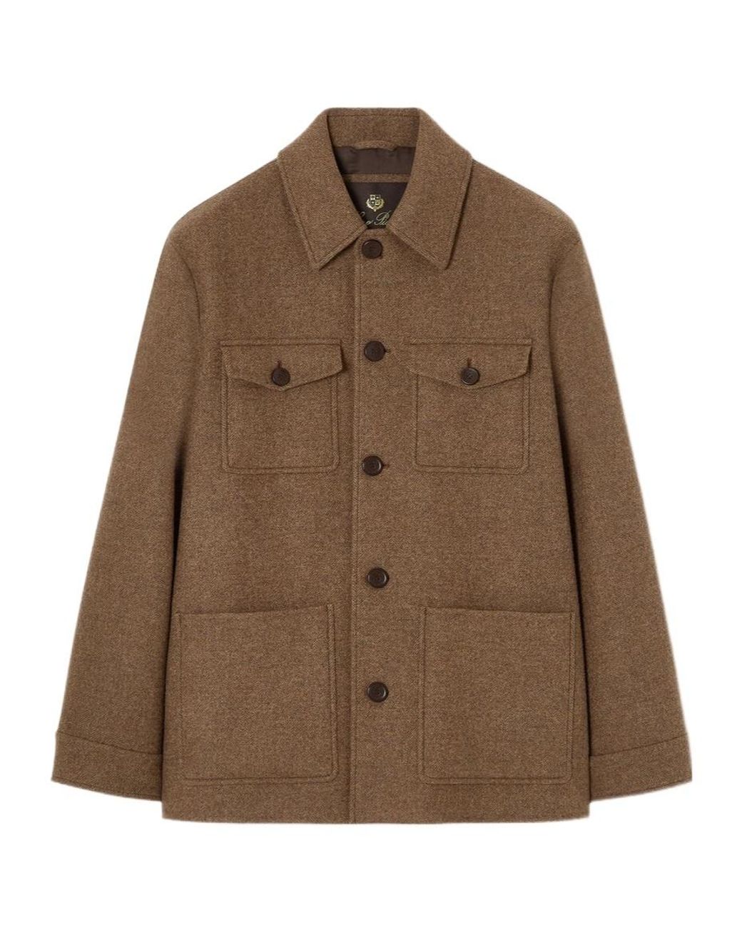 Loro Piana Brown Devis Caban for men