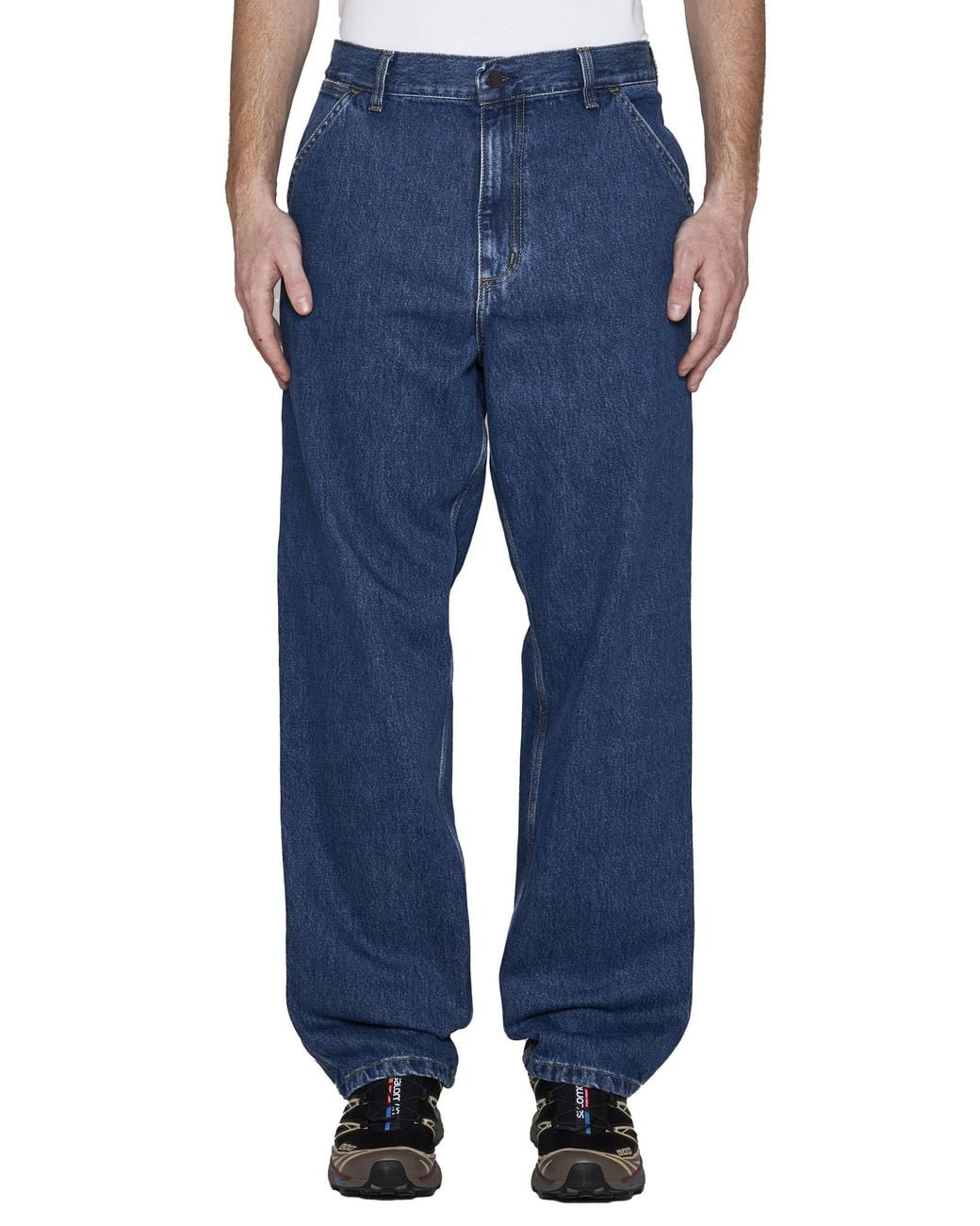 Carhartt Blue Single Knee Pants for men