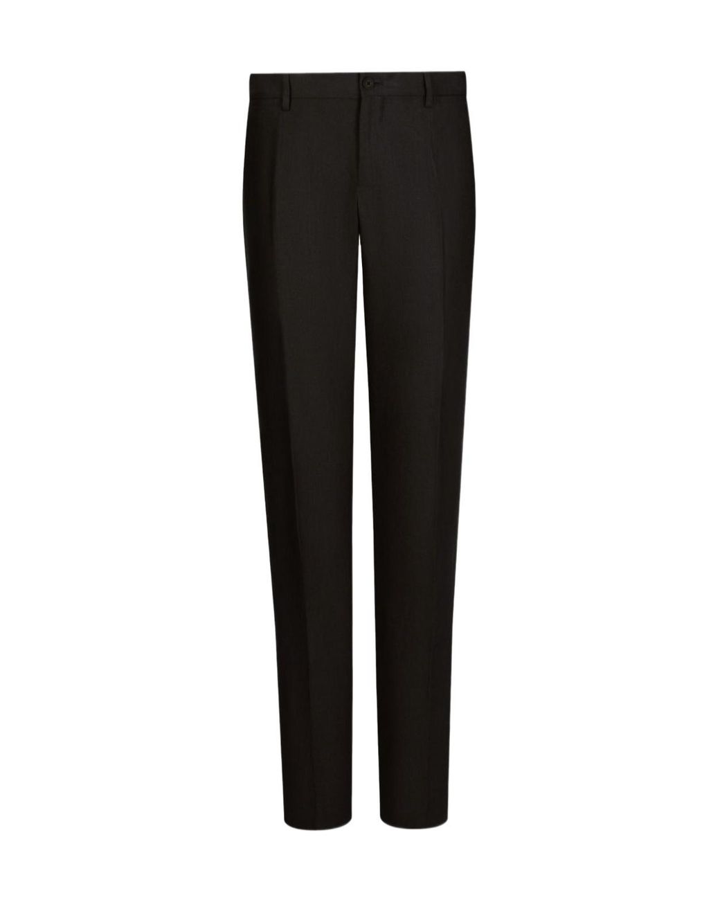 Dolce & Gabbana Black Belt Loop Casual Pants for men