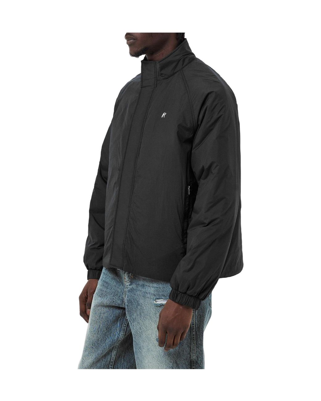 Represent Gray High-Neck Jacket for men