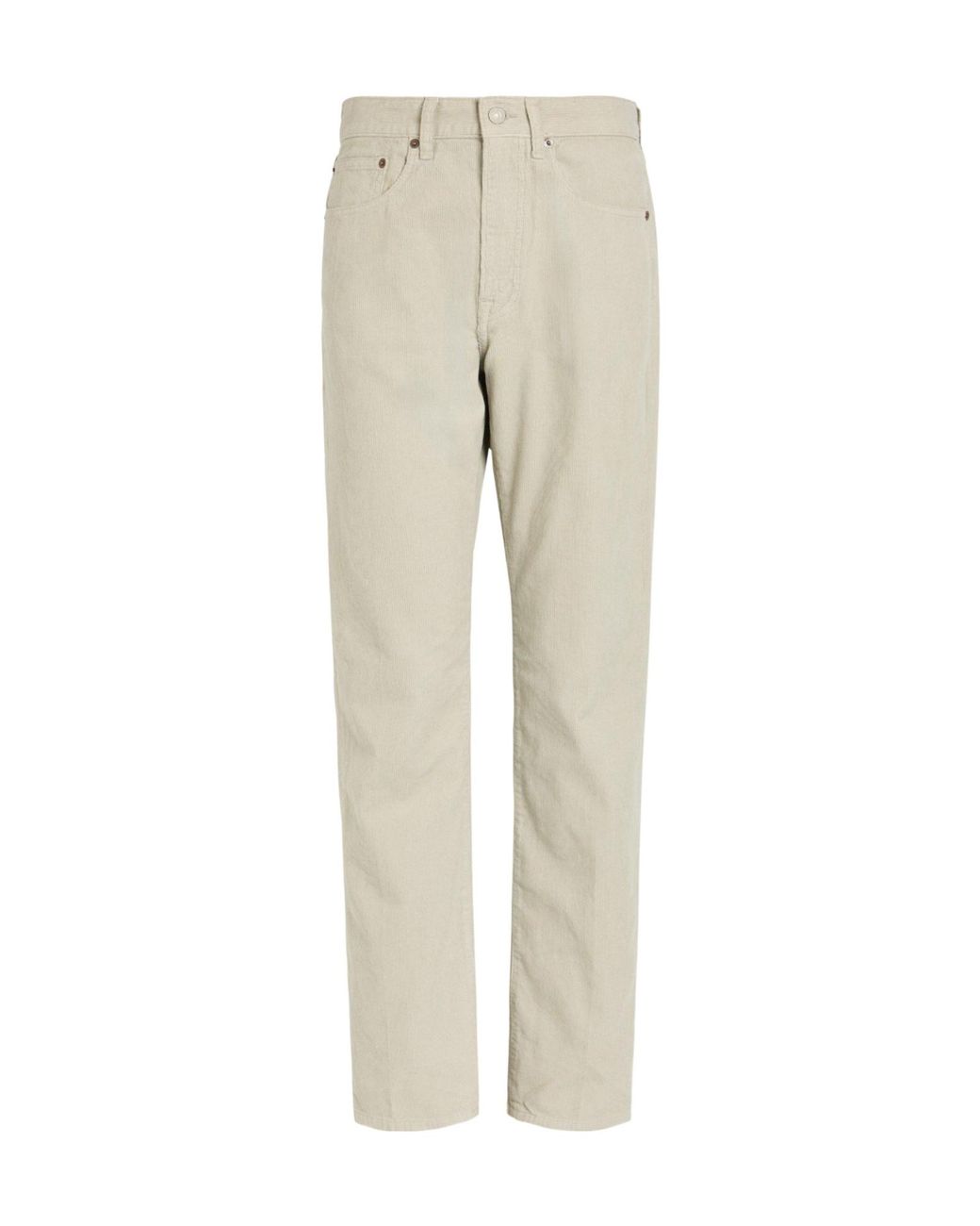 Polo Ralph Lauren Natural Mid-Rise Straight-Leg Corduroy Pants