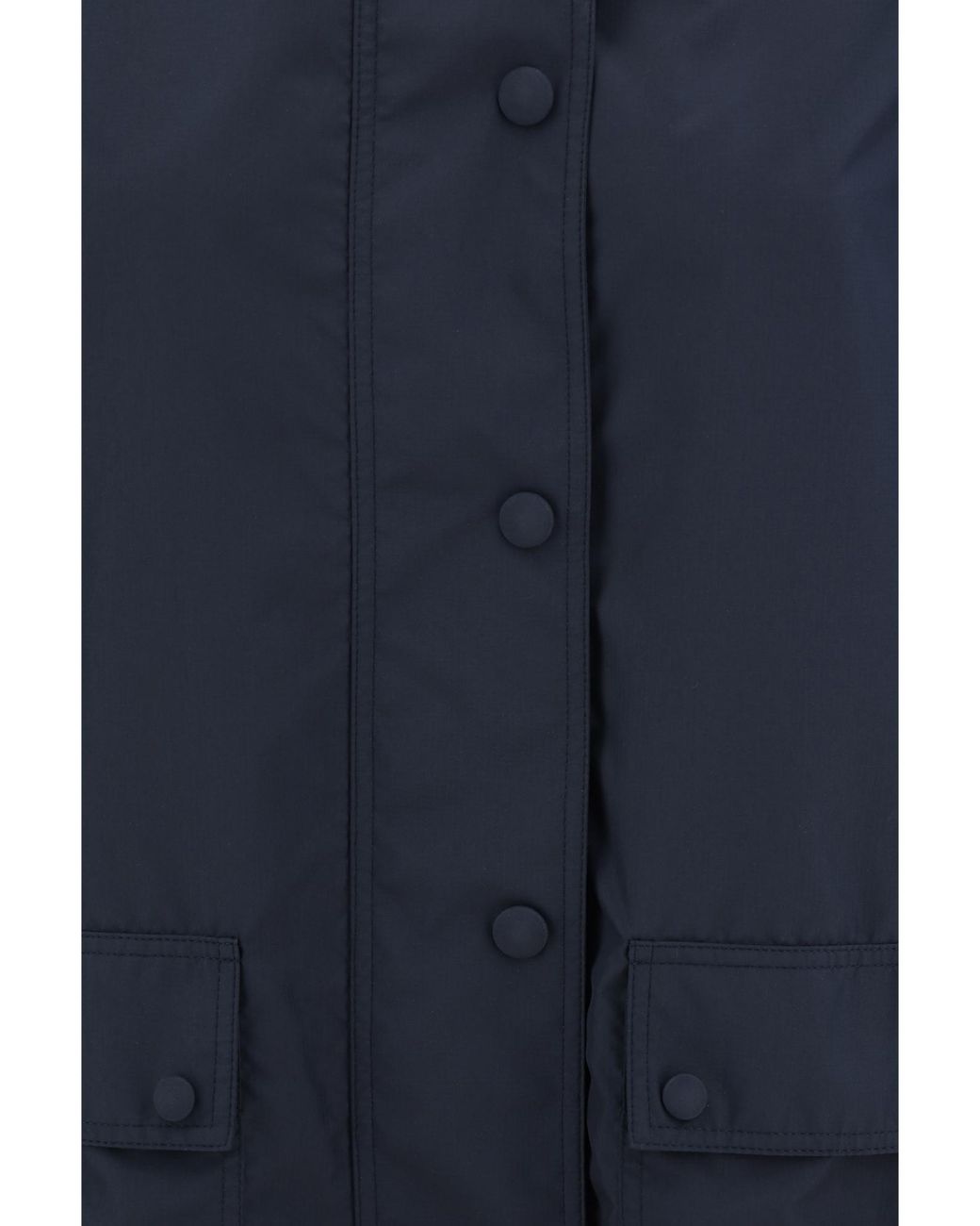 Thom Browne Blue Long Sleeved Button Fastened Coat