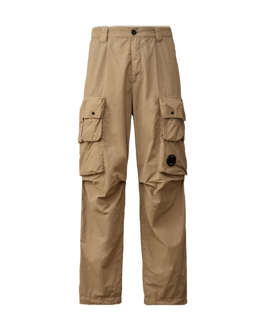 C P Company Natural Loose Fit Cargo Pants for men