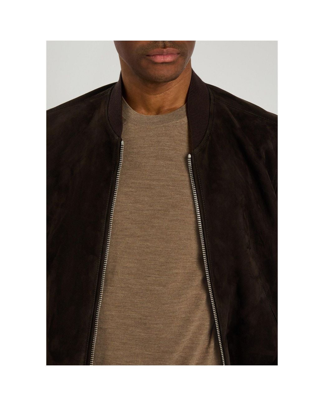 Tom Ford Brown Wool Knitted Sweater for men