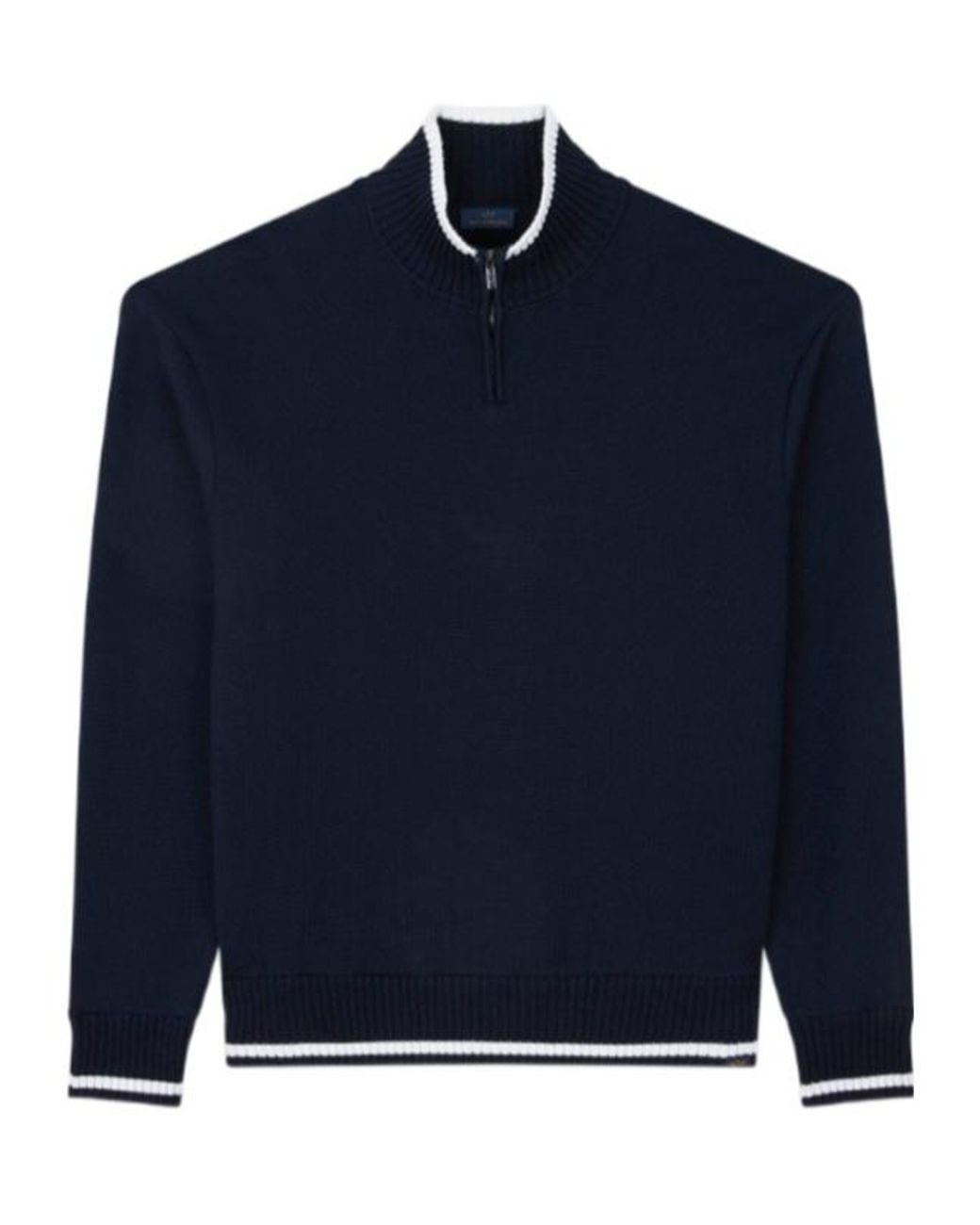 Paul & Shark Blue Malia Half Zip Knitted Sweater for men