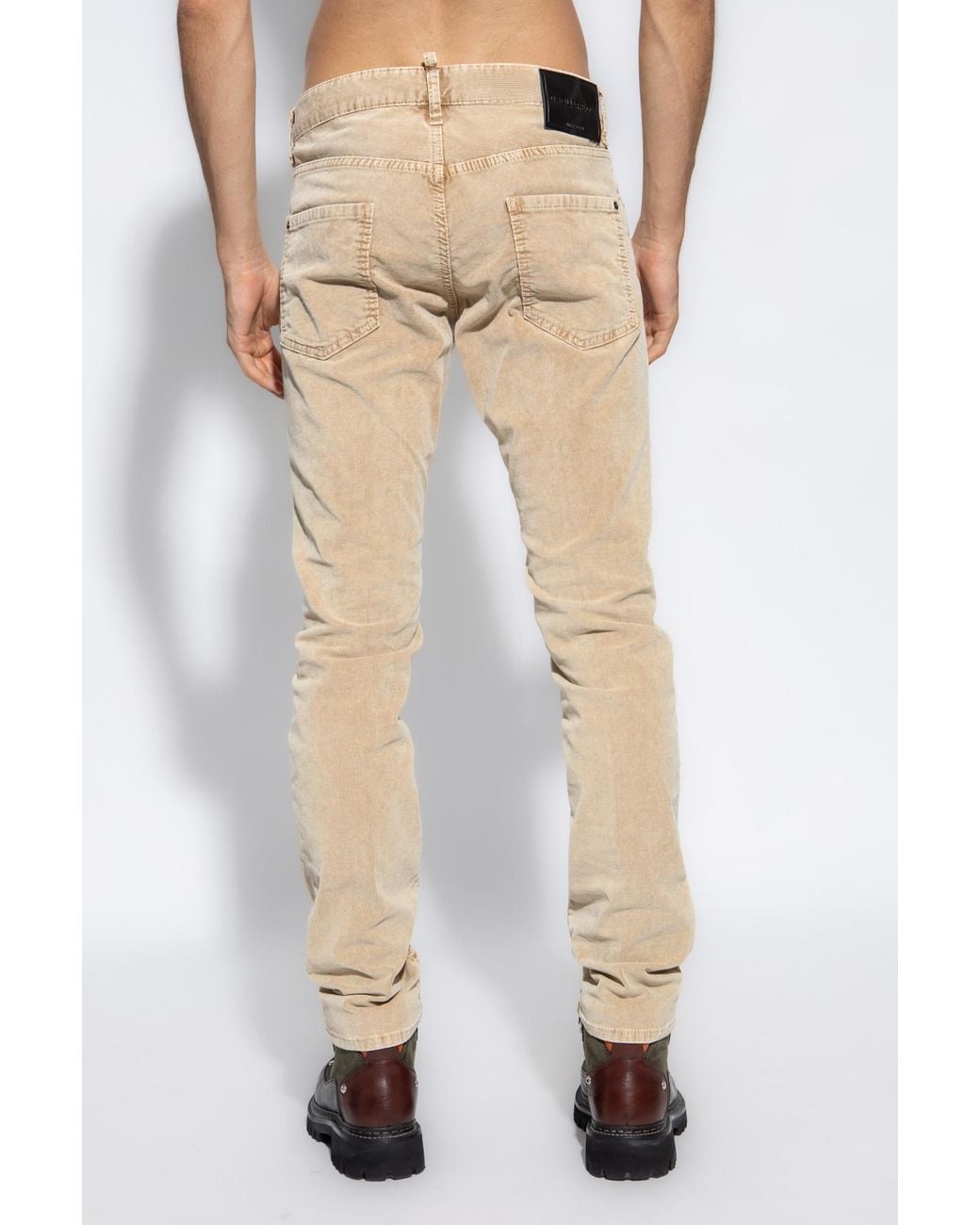 DSquared² Cool Guy Slim-Fit Jeans in Natural for Men | Lyst