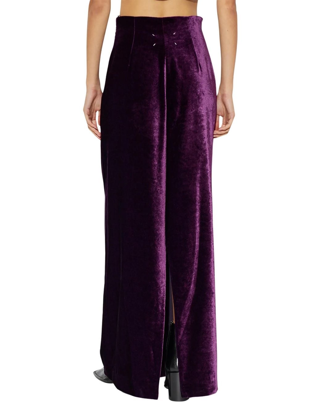 Maison Margiela Purple Midi Skirts