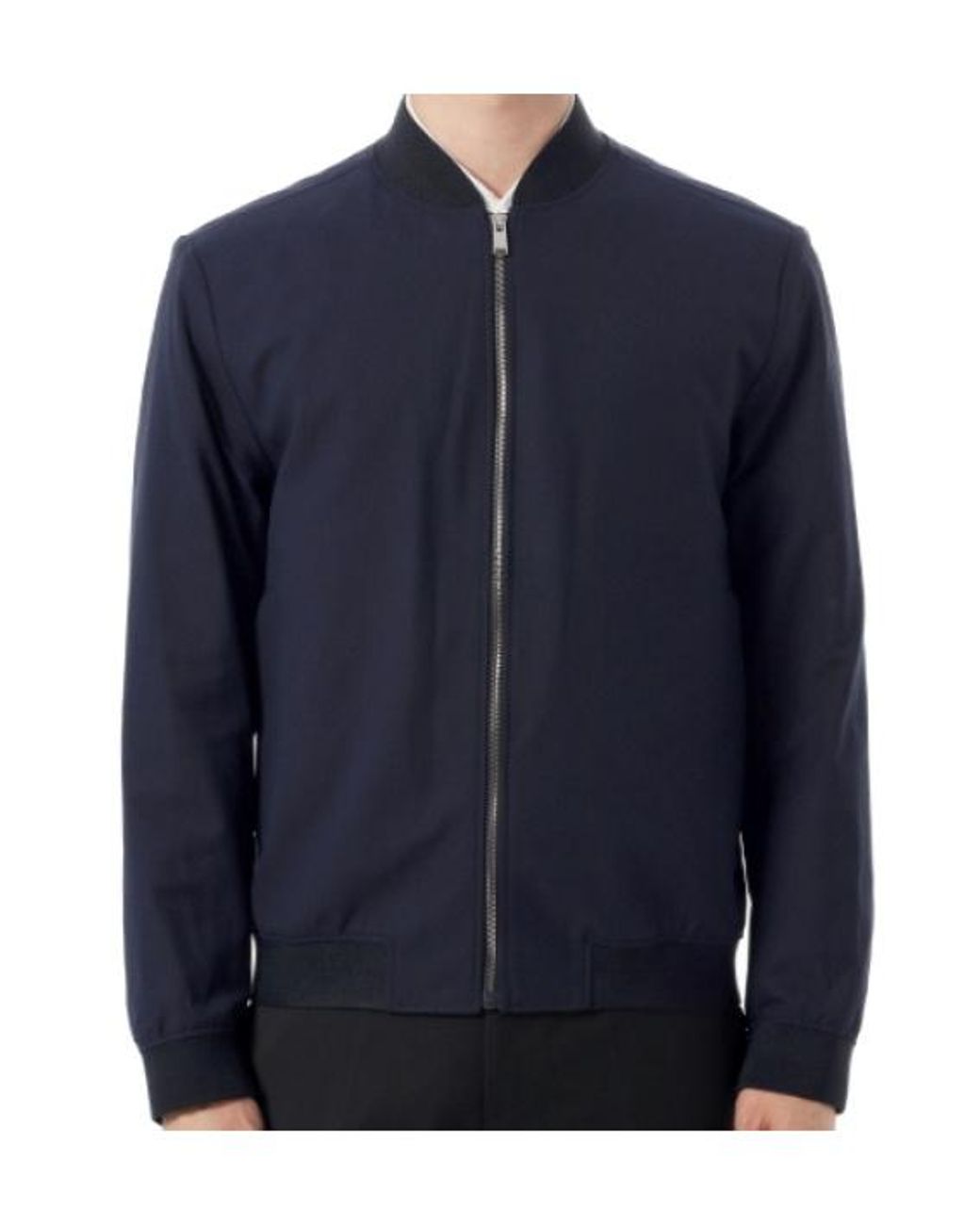 Boss Blue Long-Sleeved Casual Jacket for men