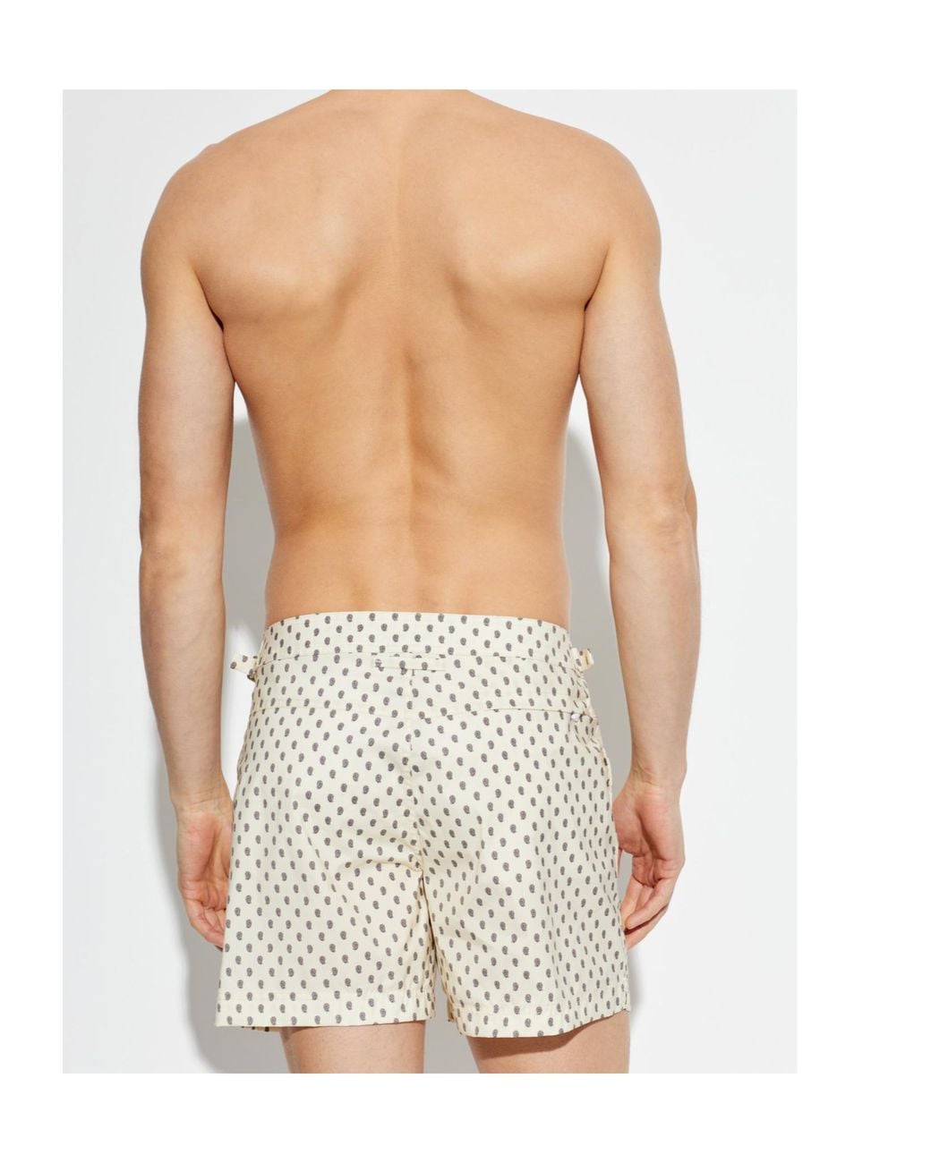 Tom Ford Natural Printed Swim Shorts for men