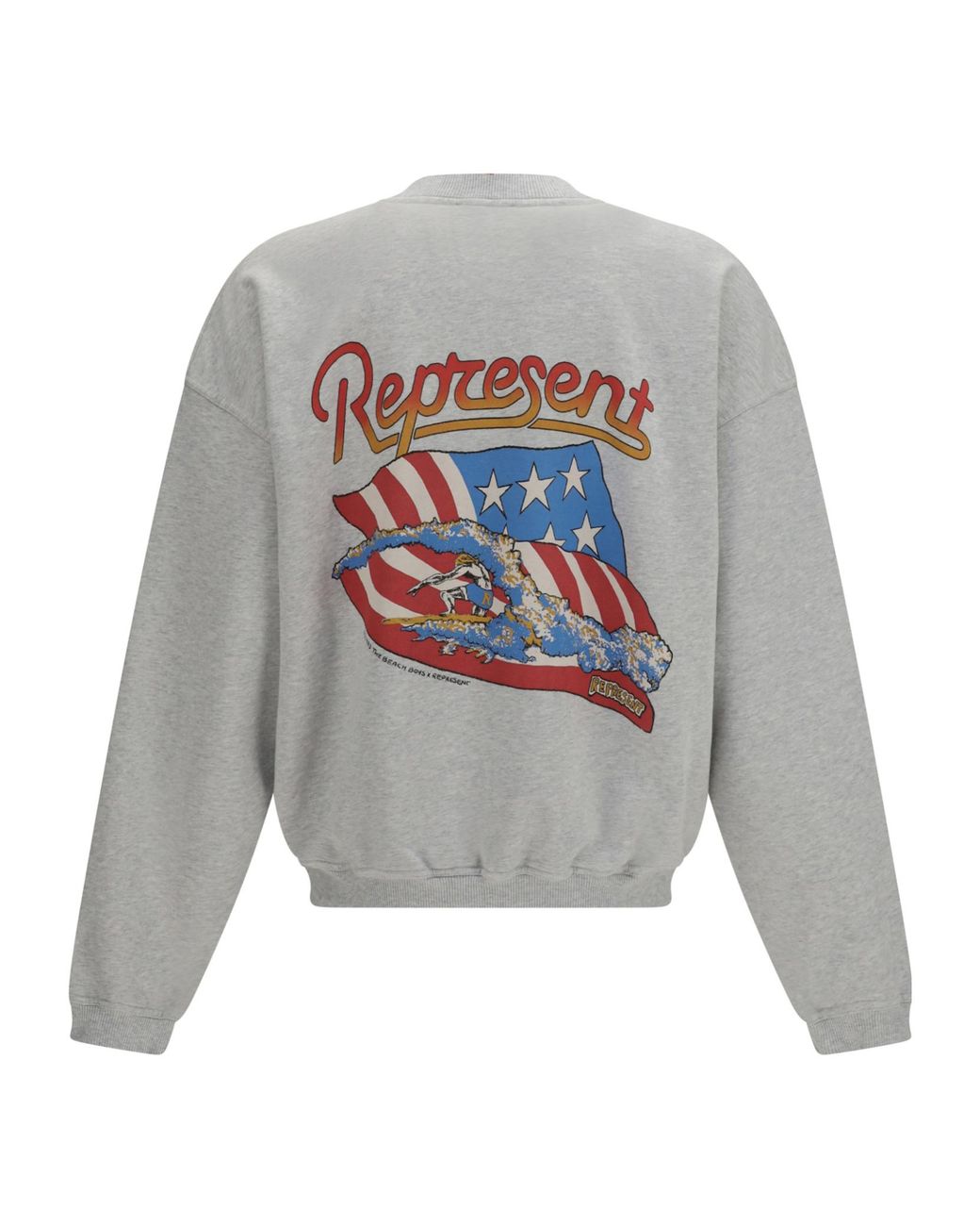 Represent Gray Beach Boys Graphic Sweatshirt for men