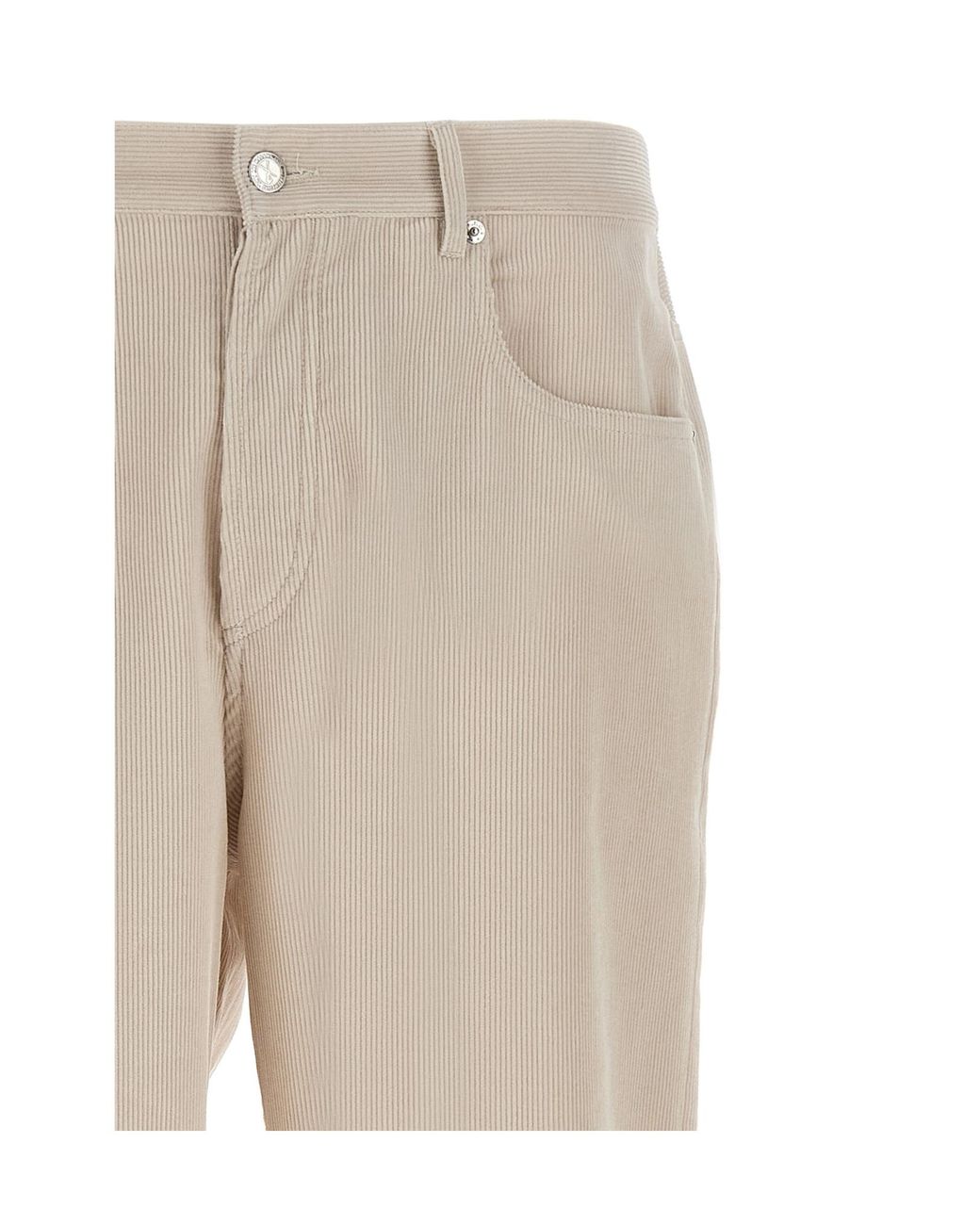 A.P.C. Natural Straight-Leg Corduroy Pants for men