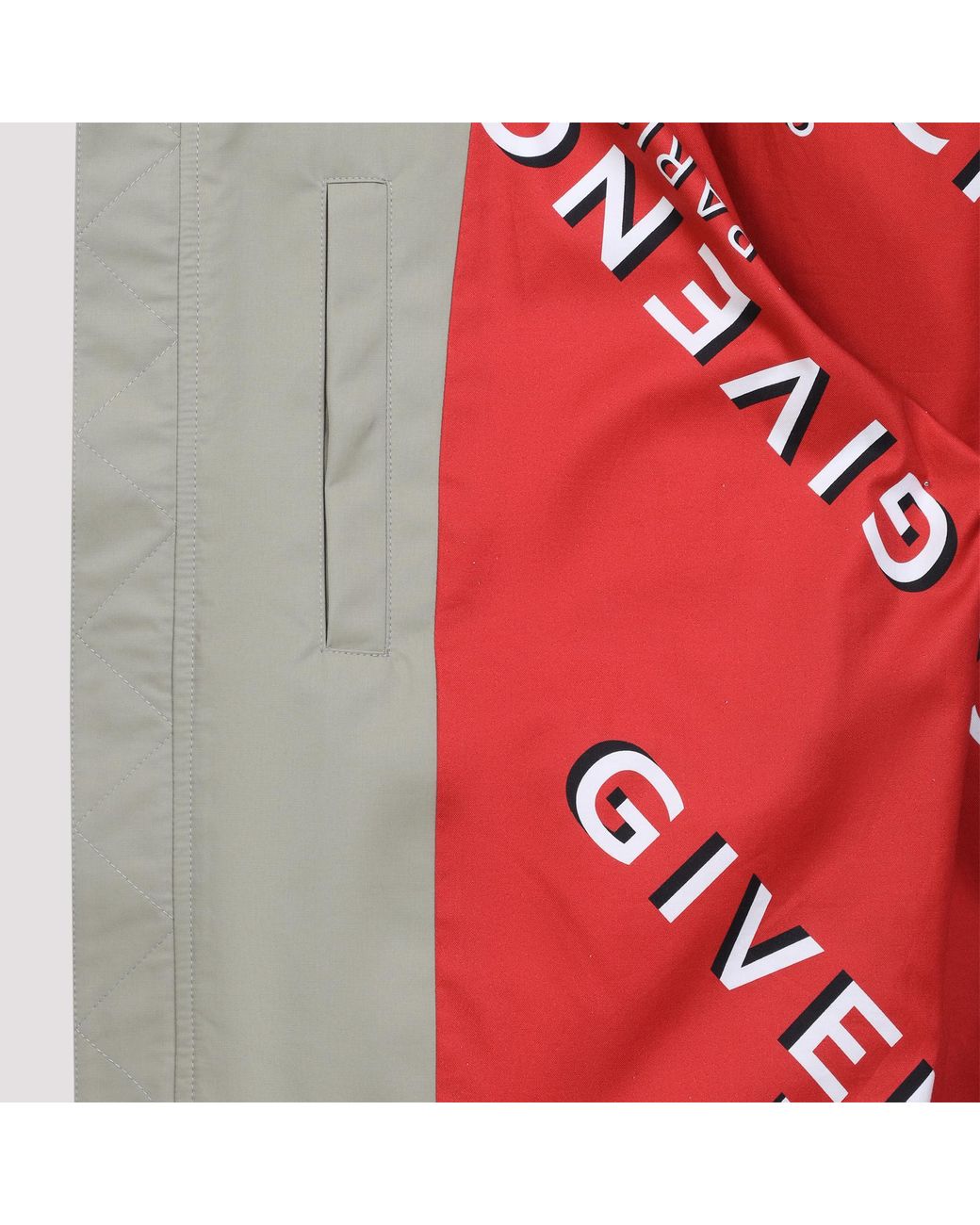 Givenchy Gray Collared Zip-Up Jacket for men