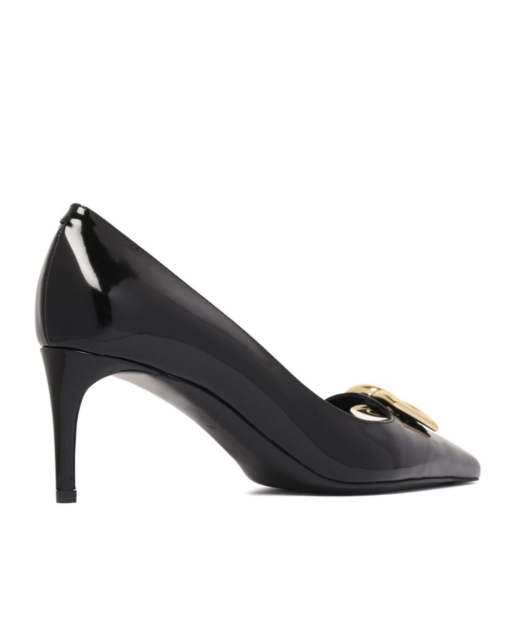 Dolce & Gabbana Black Cow Leather With Heel