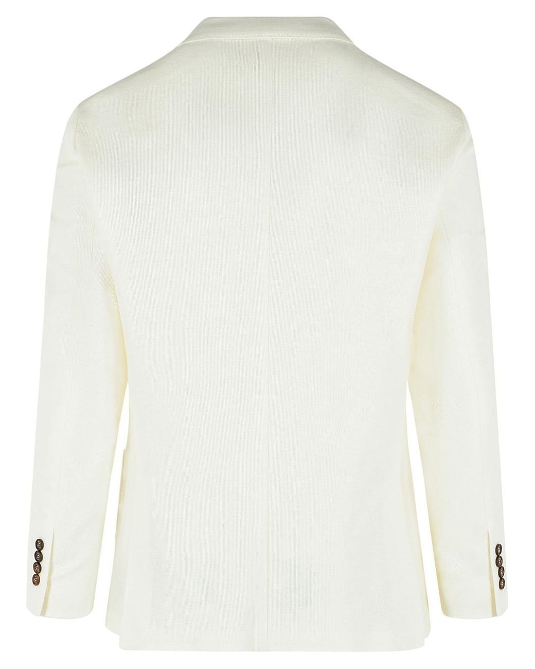 Eleventy White Single-Breasted Patch-Pocket Blazer for men