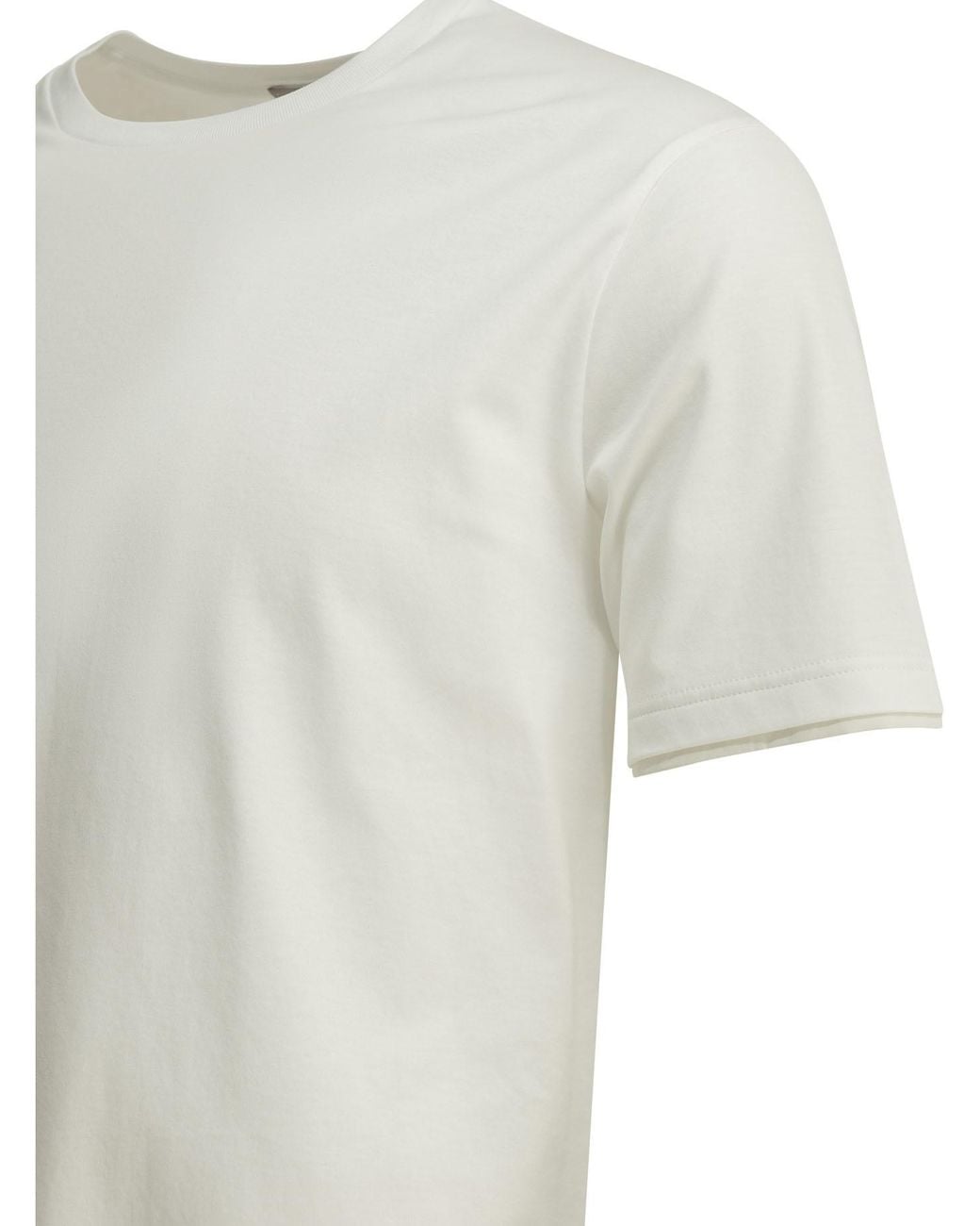 Herno White Logo T-Shirt for men