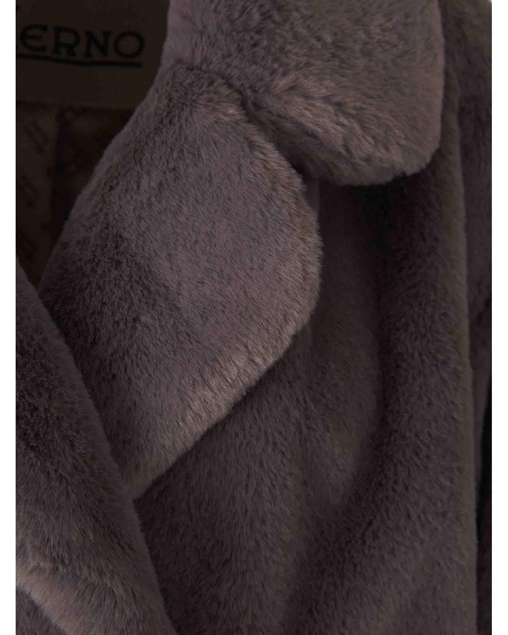 Herno Brown Short-Haired Coat