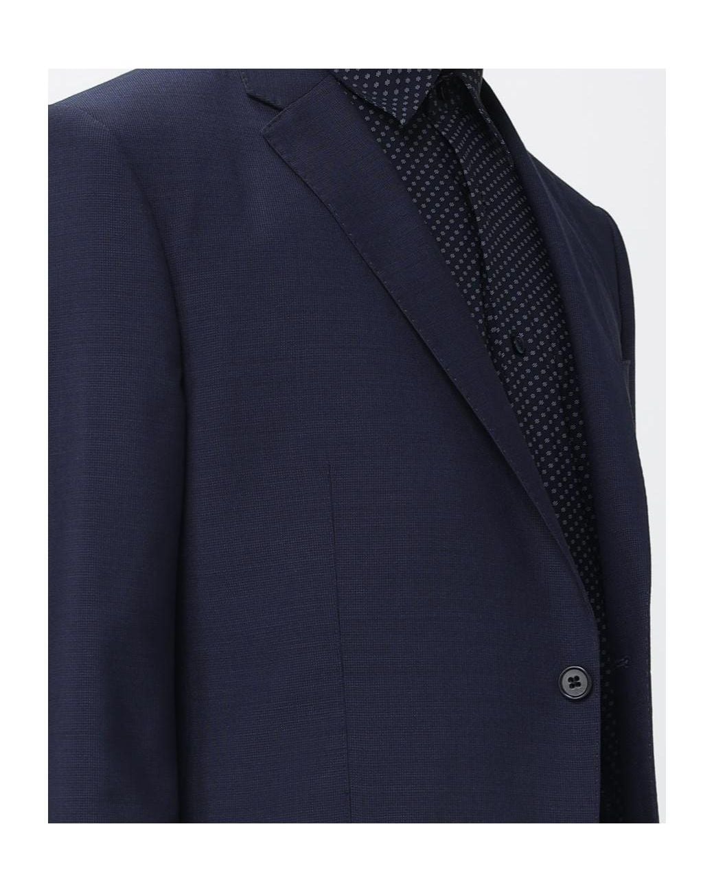 Emporio Armani Blue Single-Breasted Suit for men