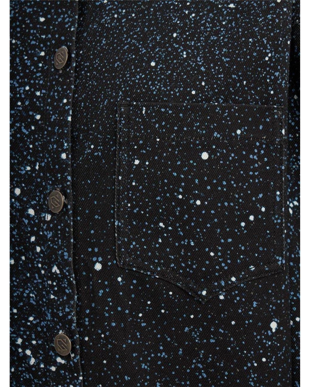 GIUSEPPE DI MORABITO Blue Embellished Denim Jacket