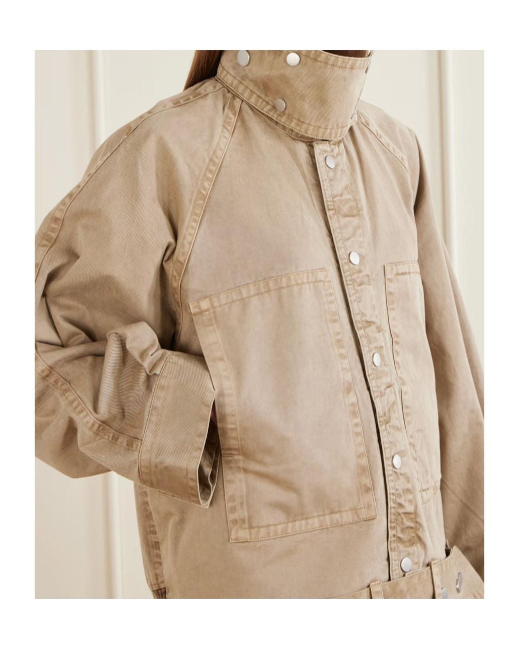 Co. Natural Belted Tton-Gabardine Jacket