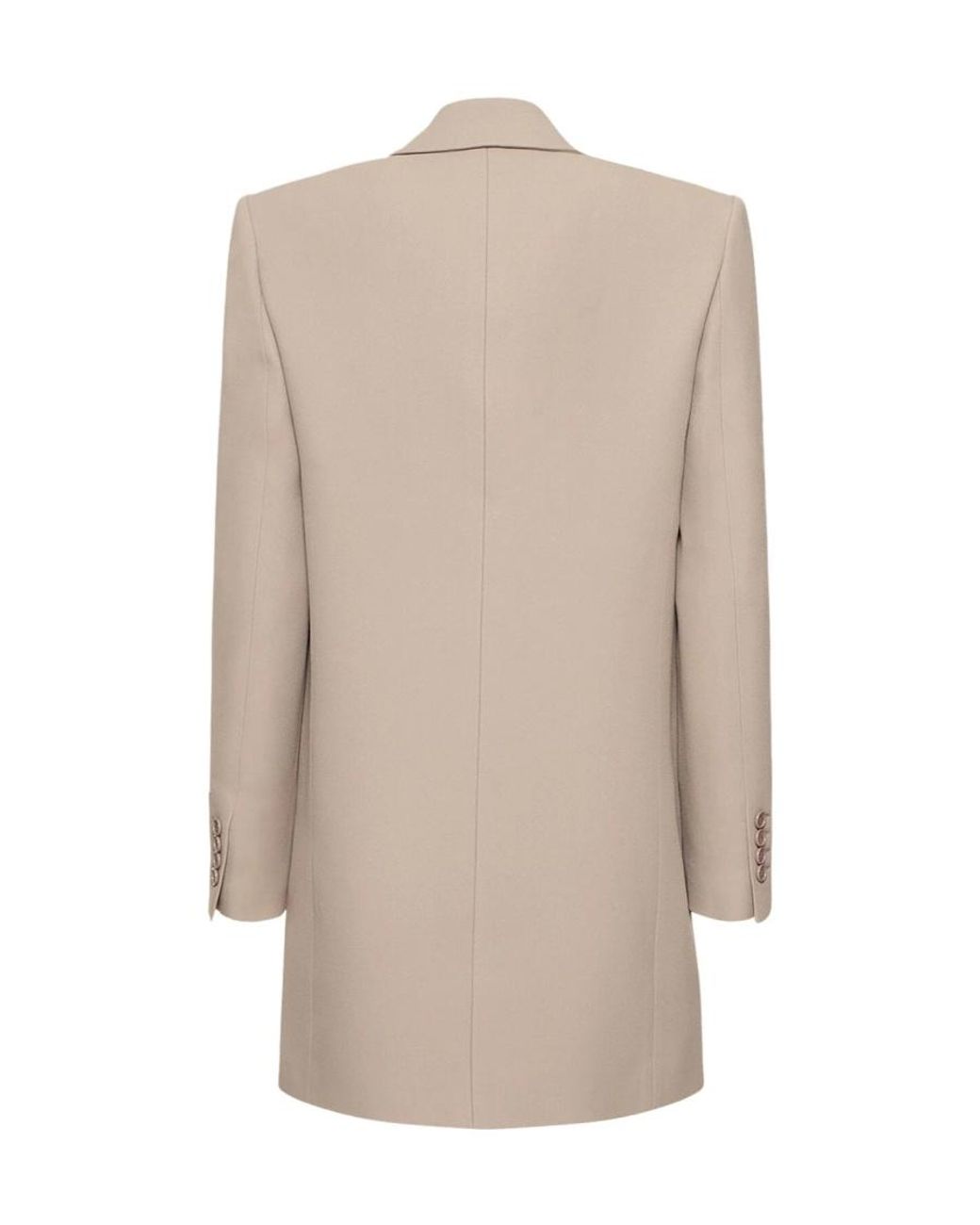 Michael Kors Natural Darcy Crepe Blazer