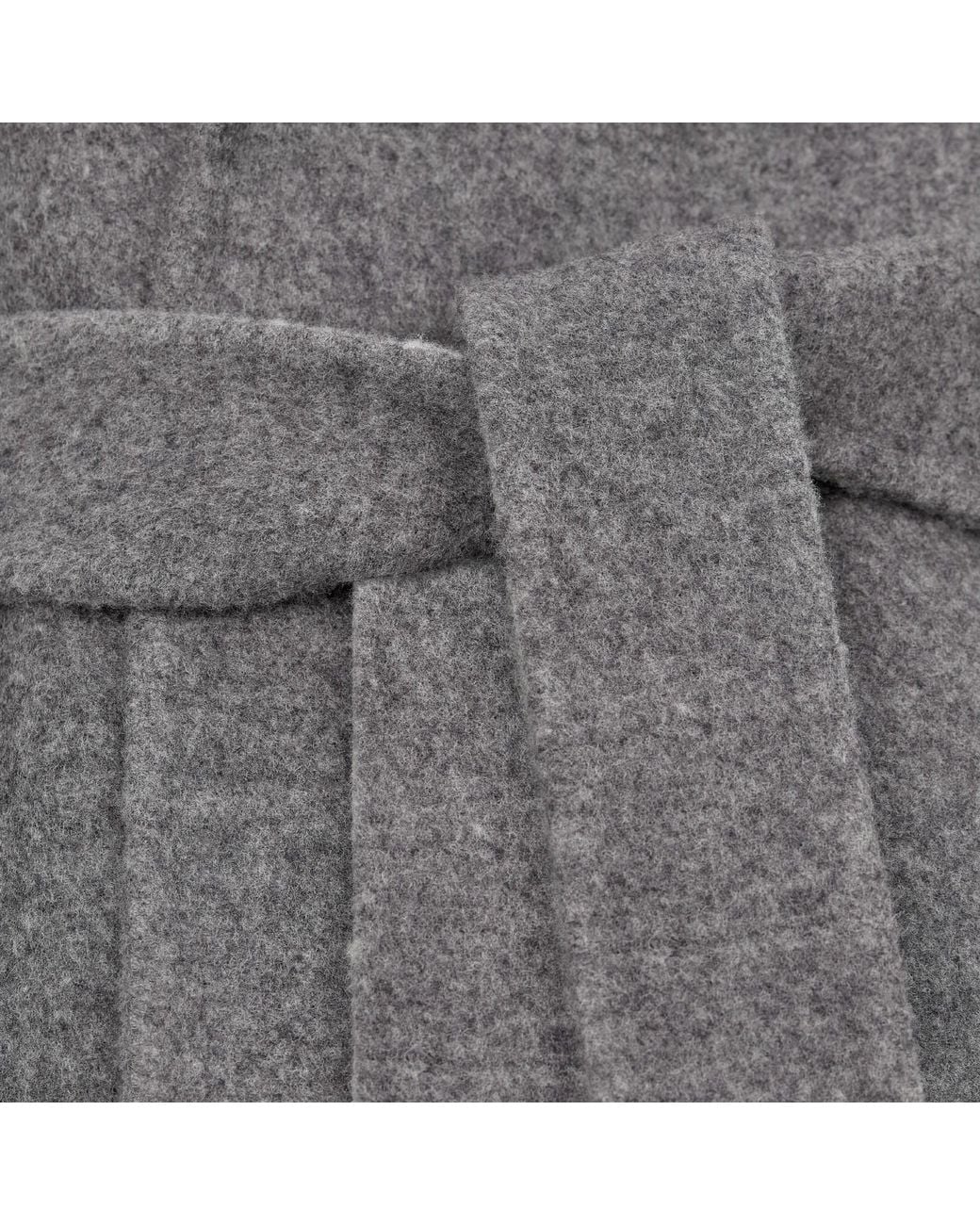 Dior Gray Coat With Belt