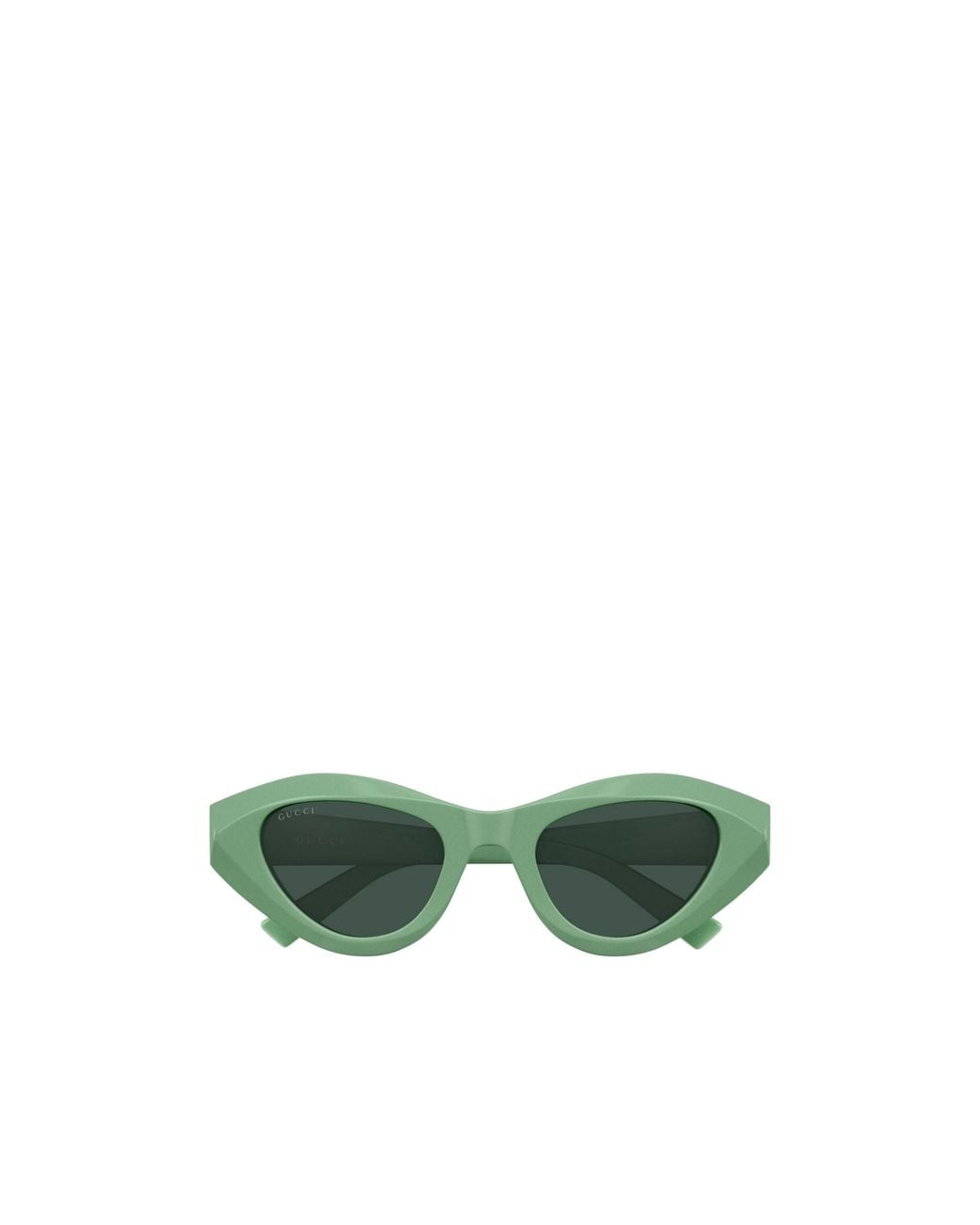 Gucci Green Geometric Sunglasses