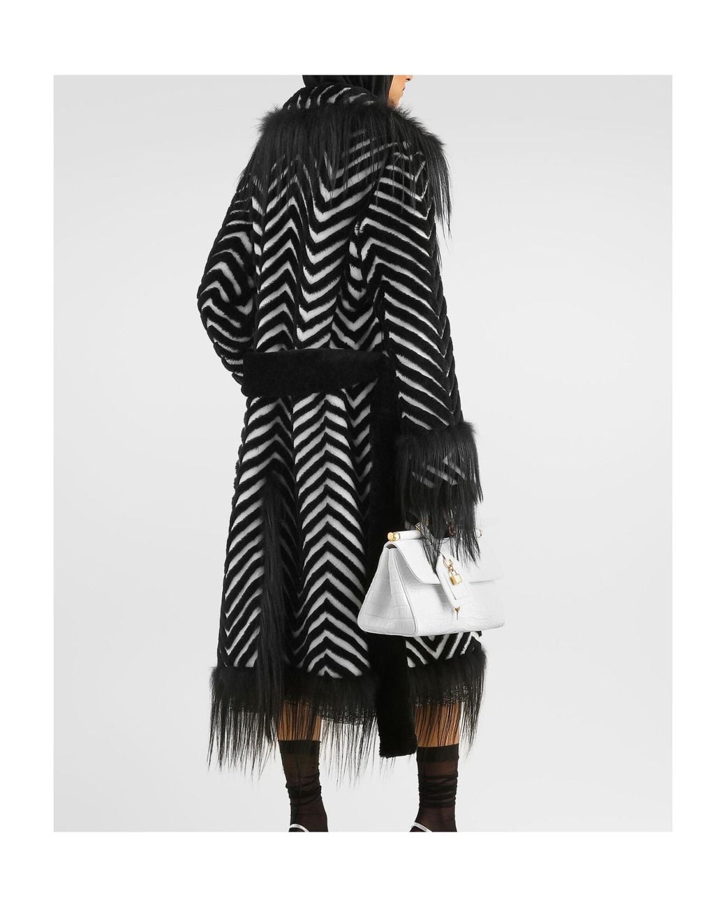 Dolce & Gabbana Black Pleat Detailed Mini Skirt