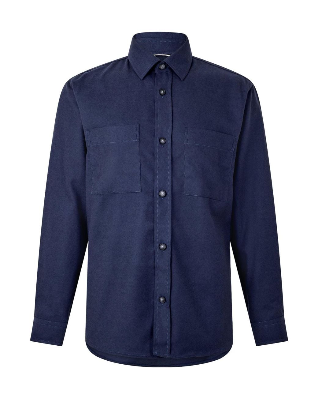 Boss Blue Long Sleeve Shirt for men