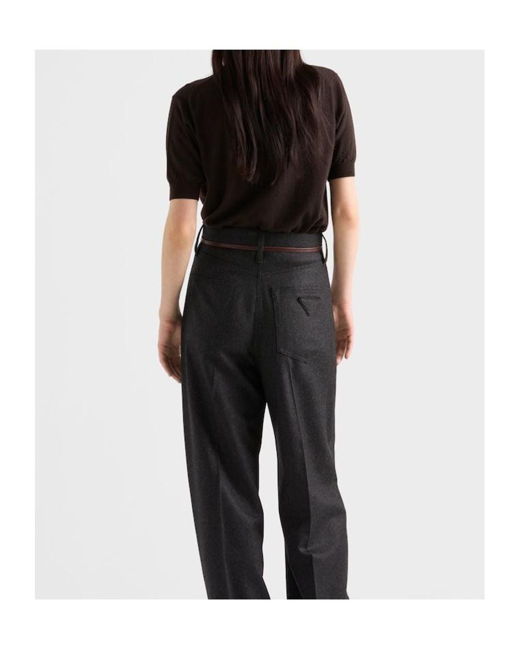 Prada Black Turtleneck Short-Sleeved Jumper