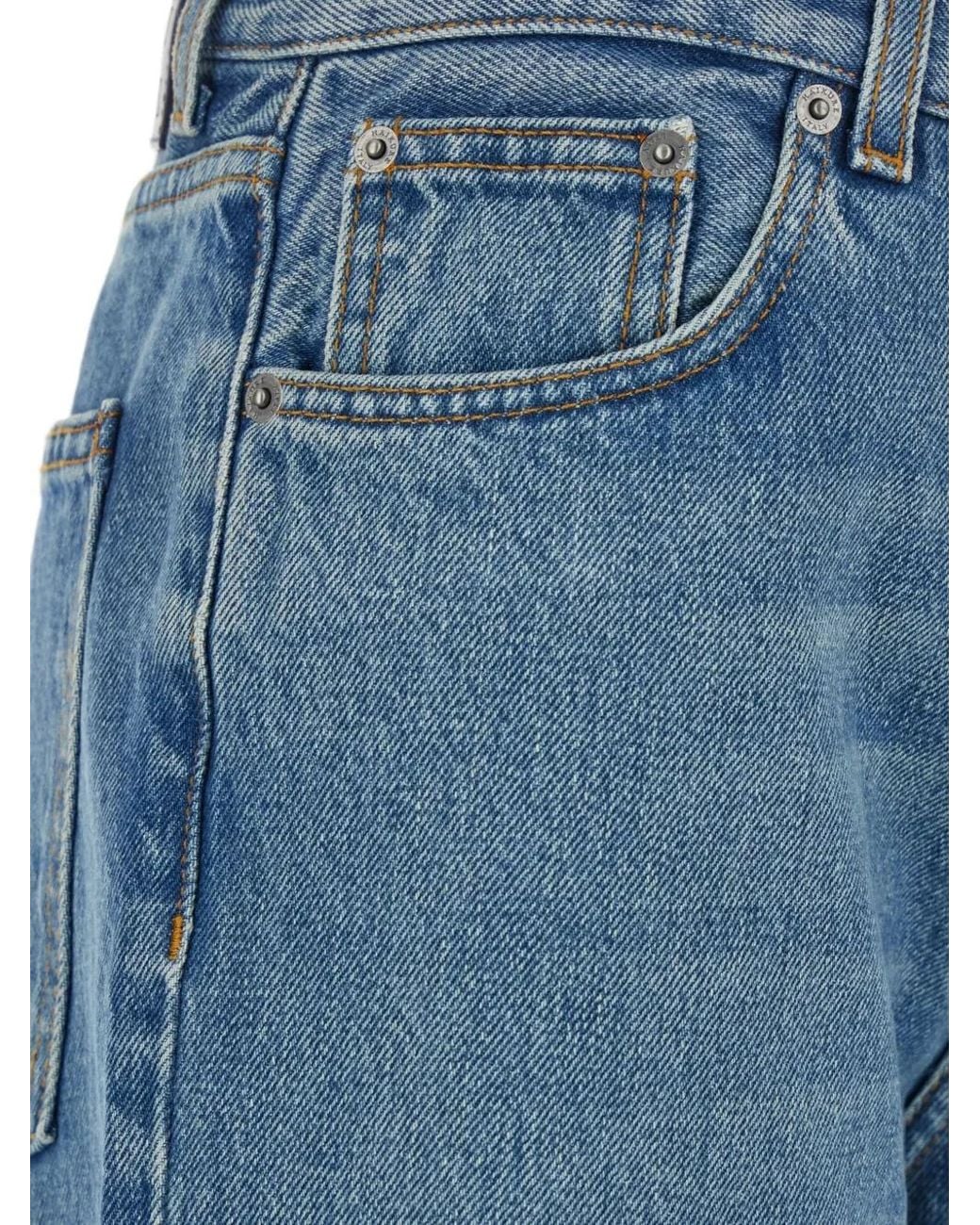 Haikure Blue Logo Jeans