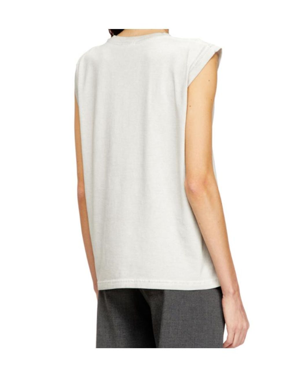 DIESEL White T-Embej Crewneck T-Shirt