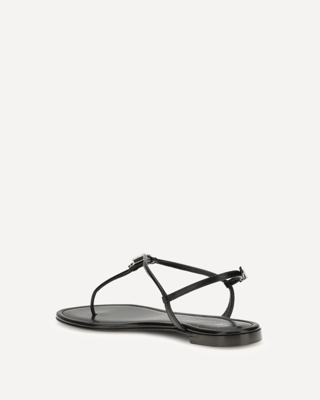 Giuseppe Zanotti Brown Maeeve Embellished Flat Sandals