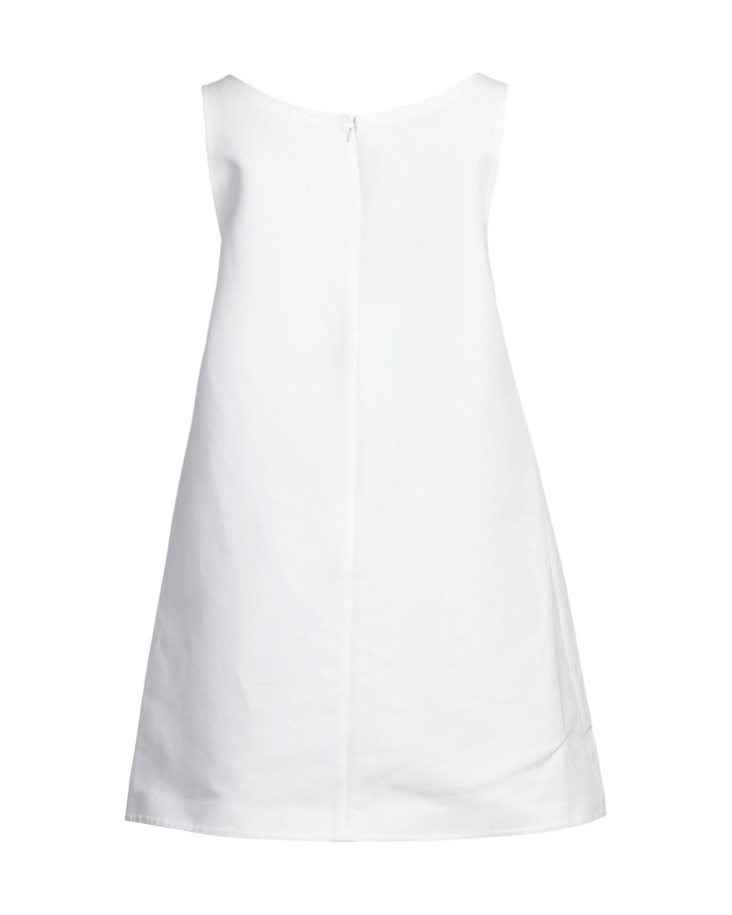 Marni White Sleeveless A-Line Skirt